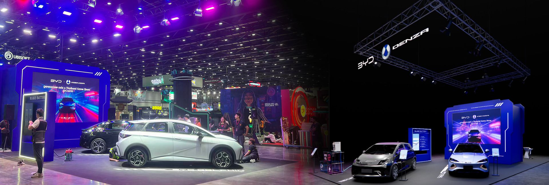 BYD DENZA 泰国大型展台